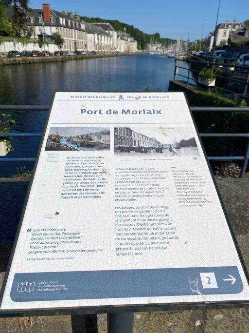 Voiles Sur Morlaix: Vue Port, 4 Personnes, Parking Apartamento Exterior foto